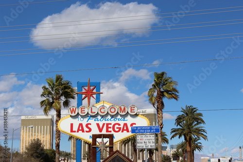 Welcome to Las Vegas famous sign