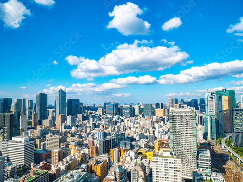   【世界貿易センタービルより】東京都内、都市景観/日比谷・有楽町方面