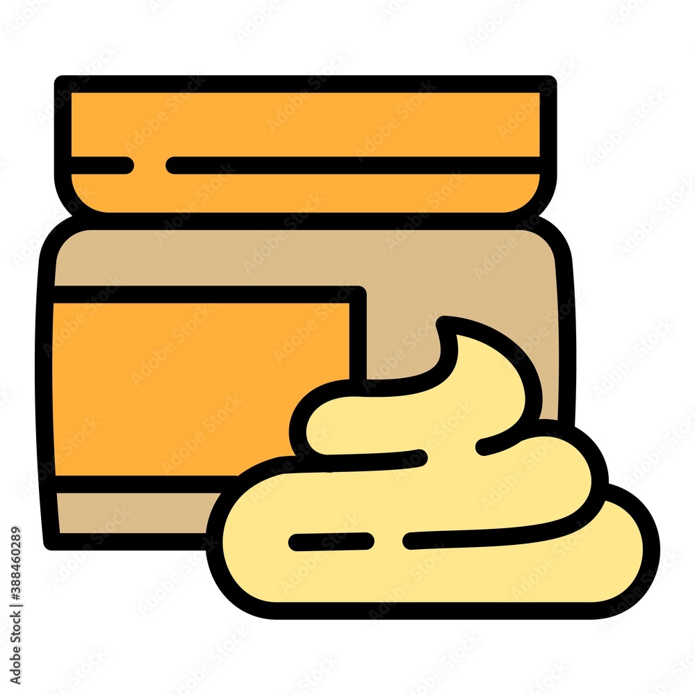 Sunblock cream jar icon. Outline sunblock cream jar vector icon for web design isolated on white background Sunblock cream jar icon. Outline sunblock cream jar vector icon for web design isolated on white background
