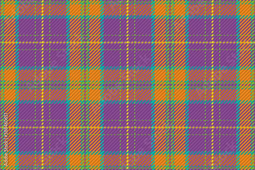 Seamless pattern of scottish tartan plaid. Repeatable background with check fabric texture. Vector backdrop striped textile print.