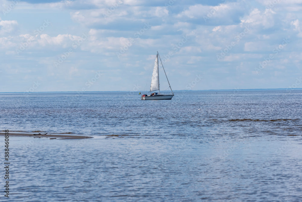 Sailboat on the Baltic Sea
