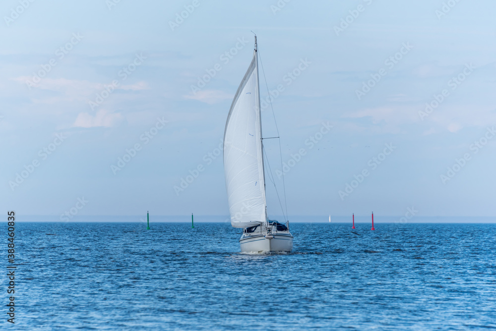 Sailboat on the Baltic Sea