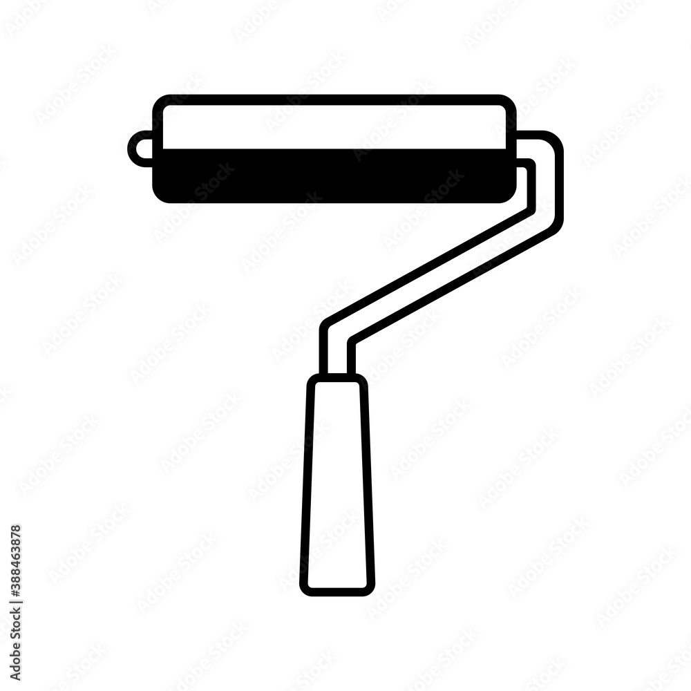 paint roller icon paint roller icon