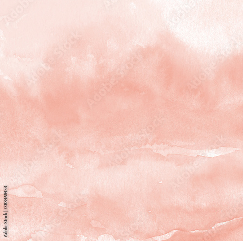 Blush Pink Peach watercolor texture Gradient Ombre Invitation design