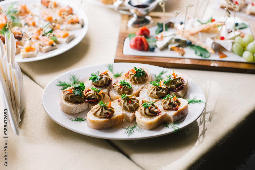 Fototapeta premium salad with shrimps