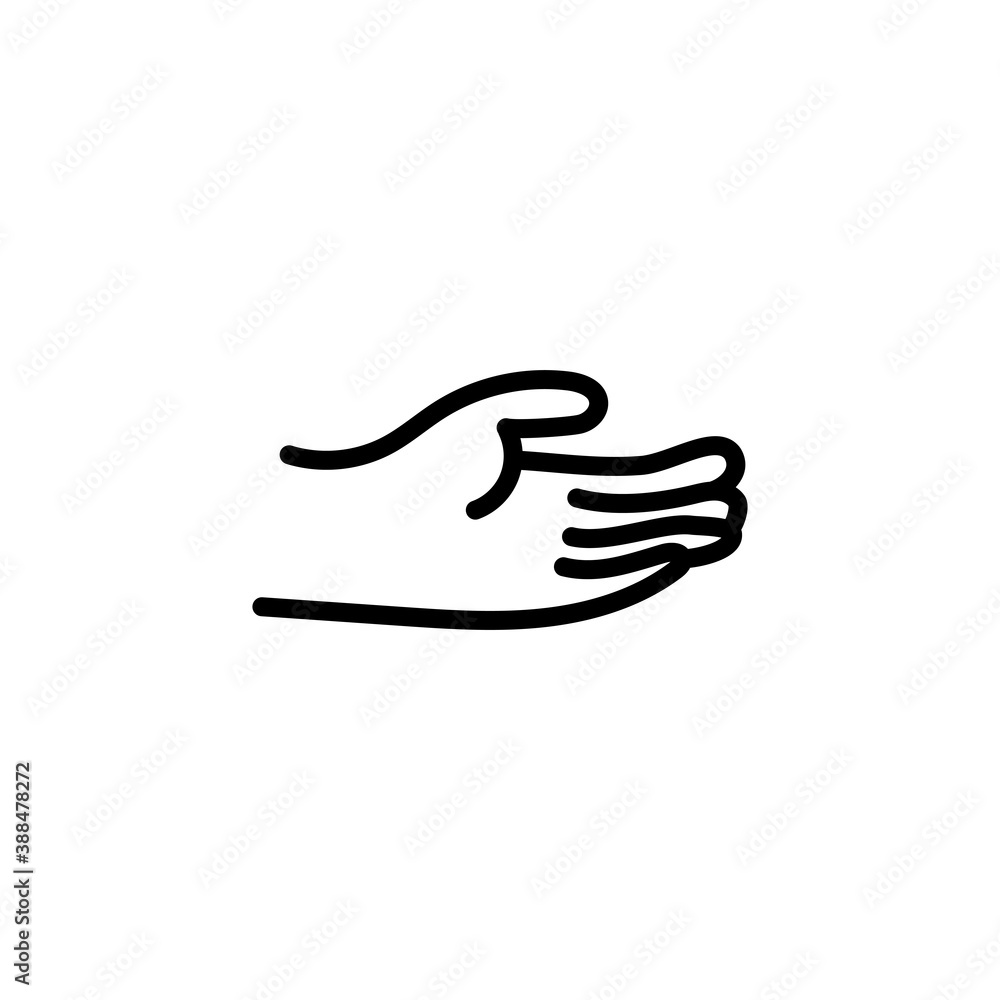 Hands care, saving, protect icon. Vector medical illustration. Hands care, saving, protect icon. Vector medical illustration.