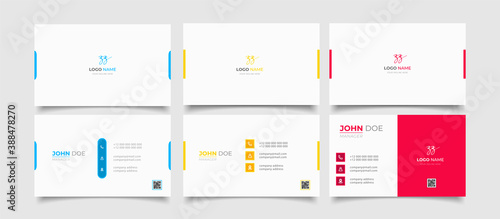 creative modern name card and business card	
