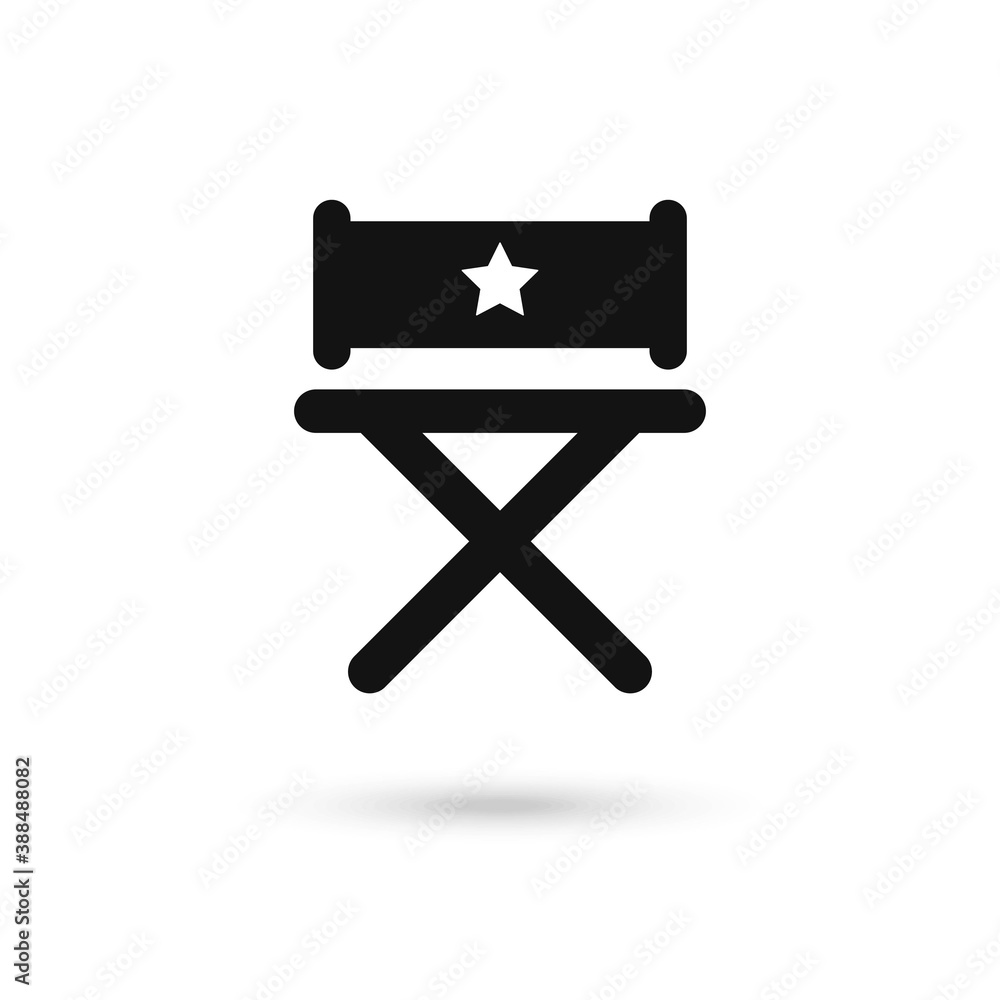 Director black icon, thin line, outline and stroke style. Vector illustration black director vector icon Director black icon, thin line, outline and stroke style. Vector illustration black director vector icon