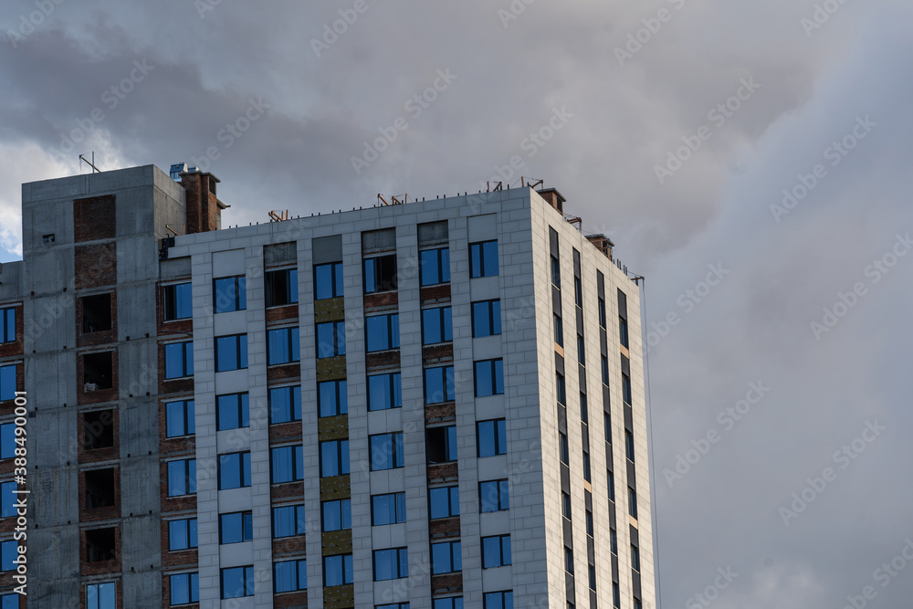 construction of a residential apartment complex construction of a residential apartment complex