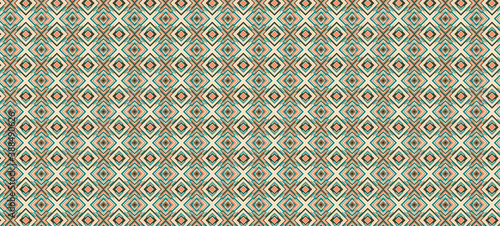 Seamless pattern design in geometric style. Vector illustration.