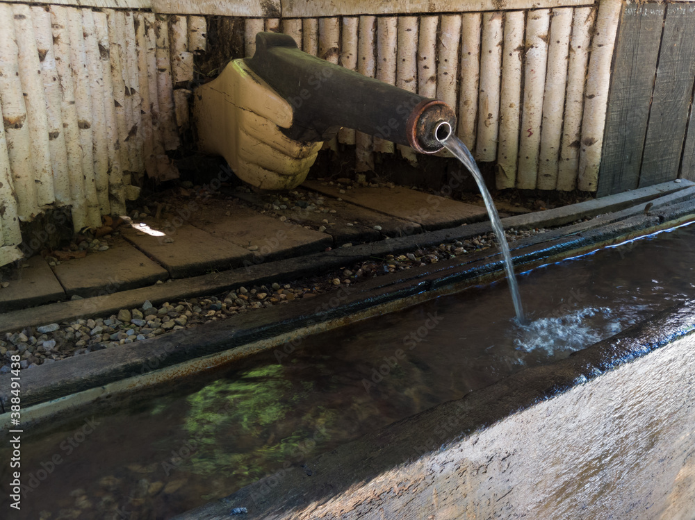 Source Hajdučka česma on the mountain Borja near the hotel Hajdučke vode, Teslić