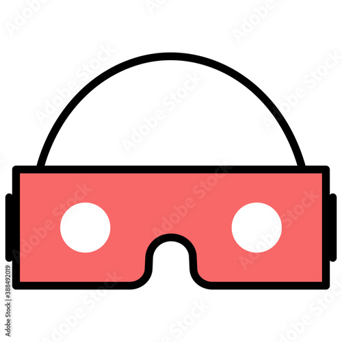 
Smart glasses symbolic of virtual reality environment
