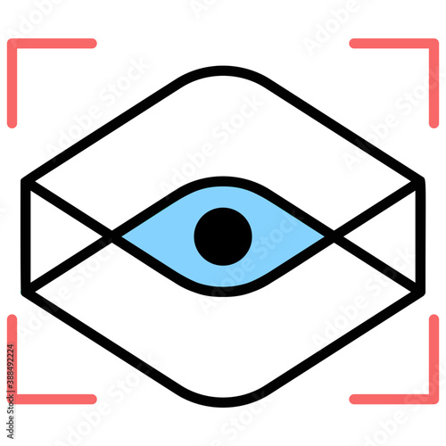 
A lense in a focus, conceptual smart lenses
