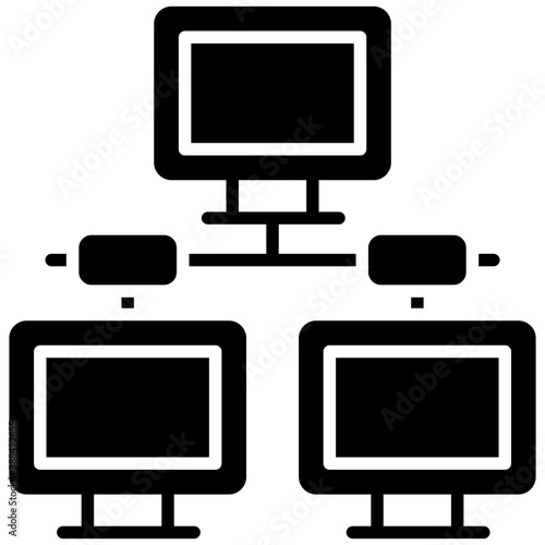 
Computer sharing via server network, client server 
