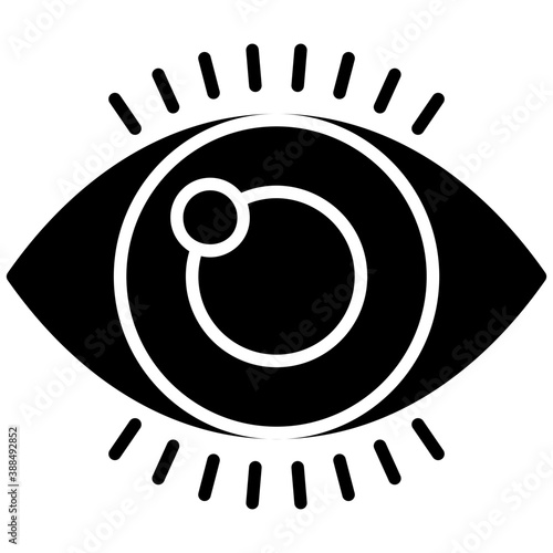 
A lense in a focus, conceptual smart lenses
