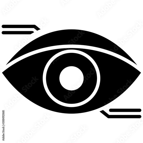 
A lense in a focus, conceptual smart lenses
