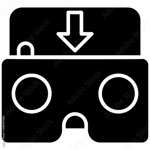 
Smart glasses symbolic of virtual reality environment
