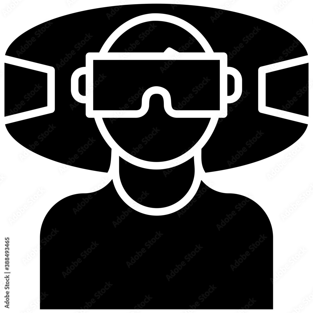 Virtual reality head-mounted device or glasses
Virtual reality head-mounted device or glasses