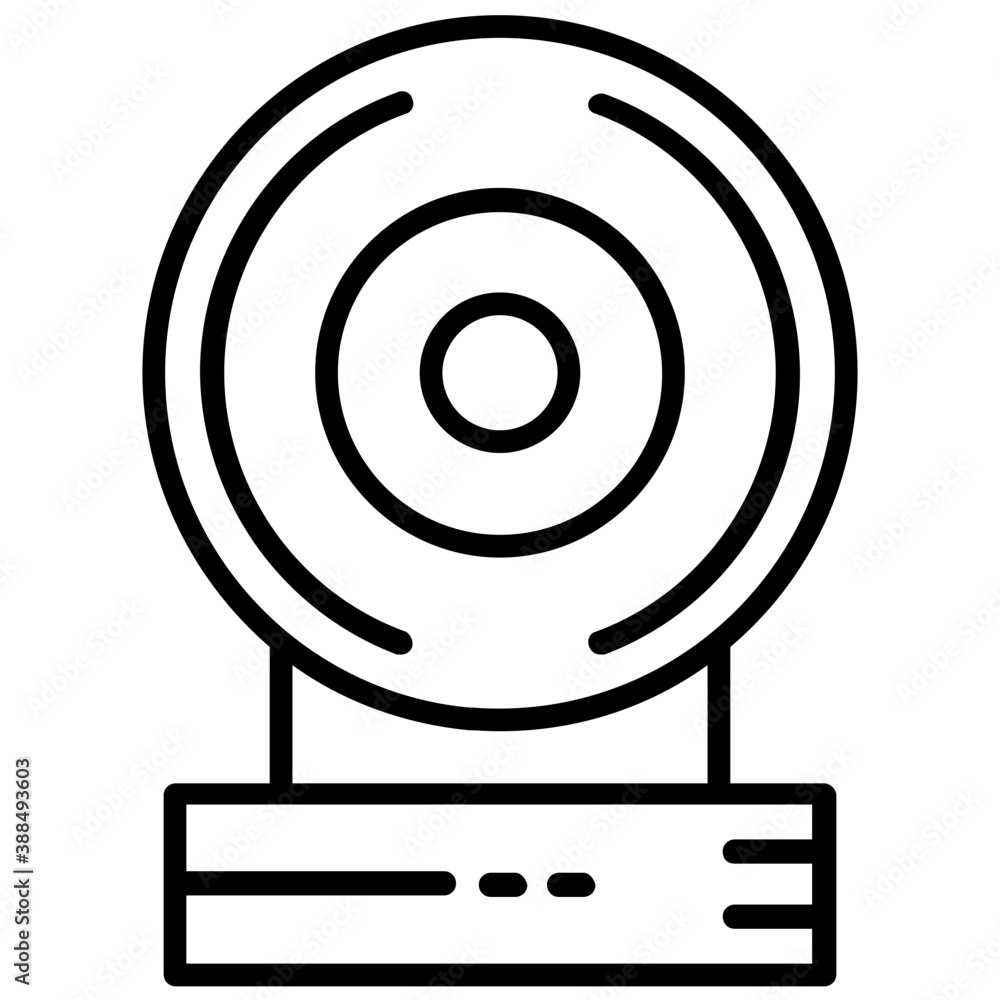 A computer camera, webcam for video calling
A computer camera, webcam for video calling