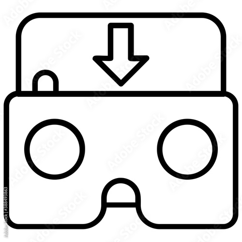 
Smart glasses symbolic of virtual reality environment
