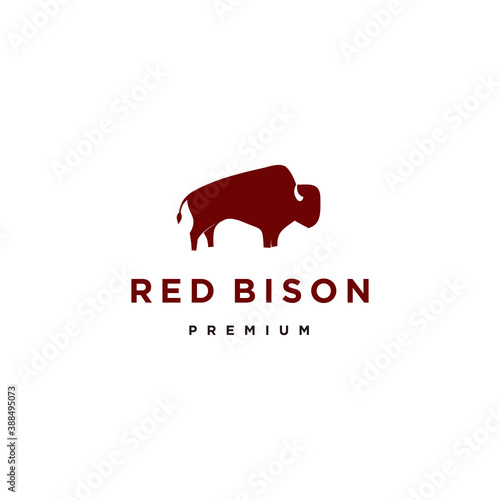 Cute Buffalo Bull Bison Logo Design Inspiration