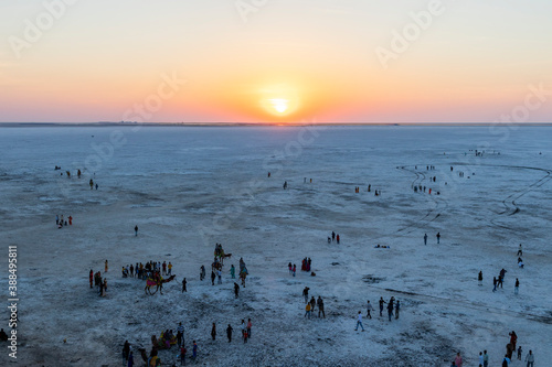 Sunset at the great Rann of Kutch