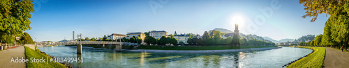 famous old town of Salzburg in Austria © fottoo