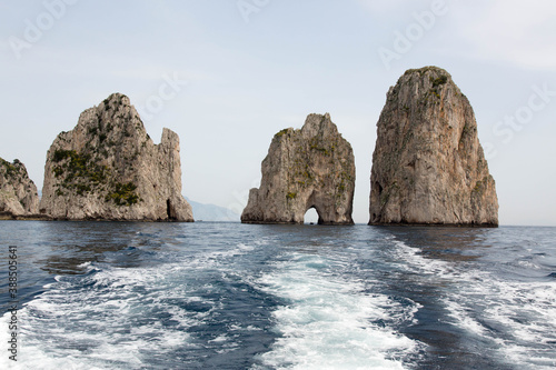 Faraglioni rocks capri island italy