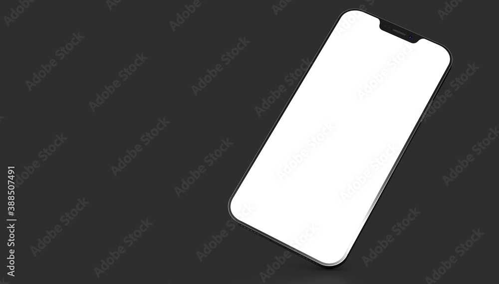digital smartphone device mobile phone 3d isolated
