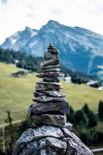 Totem with rocks