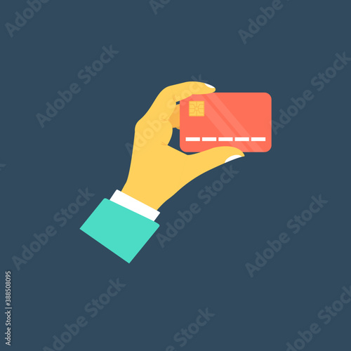 
Credit card, banknotes and dollar coin presenting the concept of payment method
