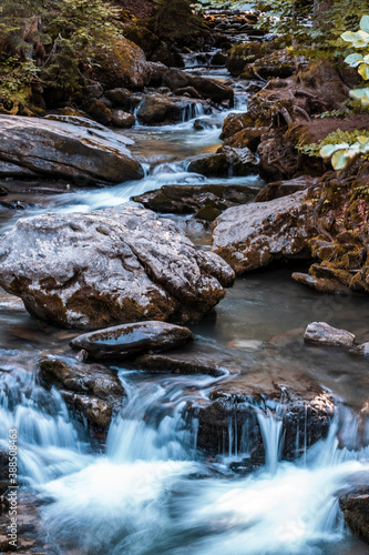 little stream and water falls