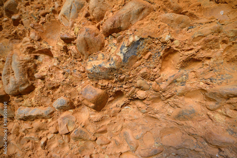 Obraz premium the Medulas, an old Roman gold mining operation in the El Bierzo region, Leon province, autonomous community of Castilla y Leon.