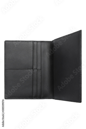 Black open purse