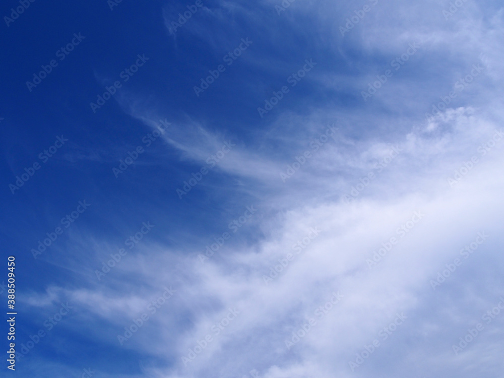 爽やかな青空と雲 爽やかな青空と雲
