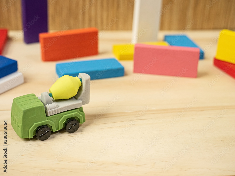 truck building toy multi colour for property and building content truck building toy multi colour for property and building content