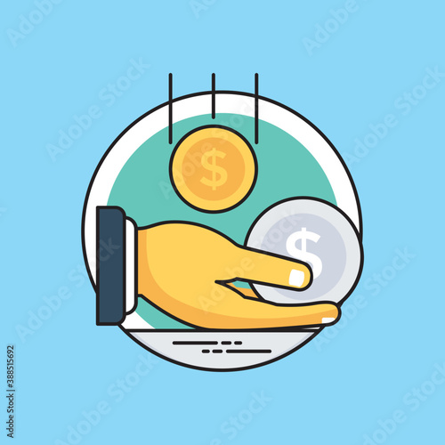 
Different modes of payment representation via cash deposit or debit cards
