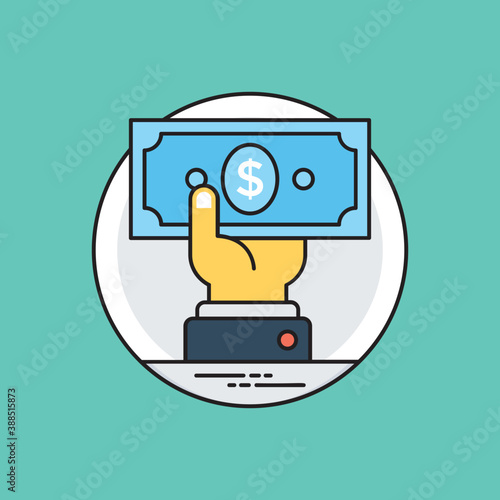 
Different modes of payment representation via cash deposit or debit cards
