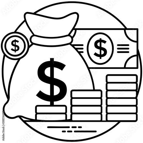 
Different modes of payment representation via cash deposit or debit cards
