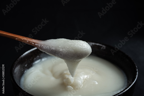 A spoonful of white lard