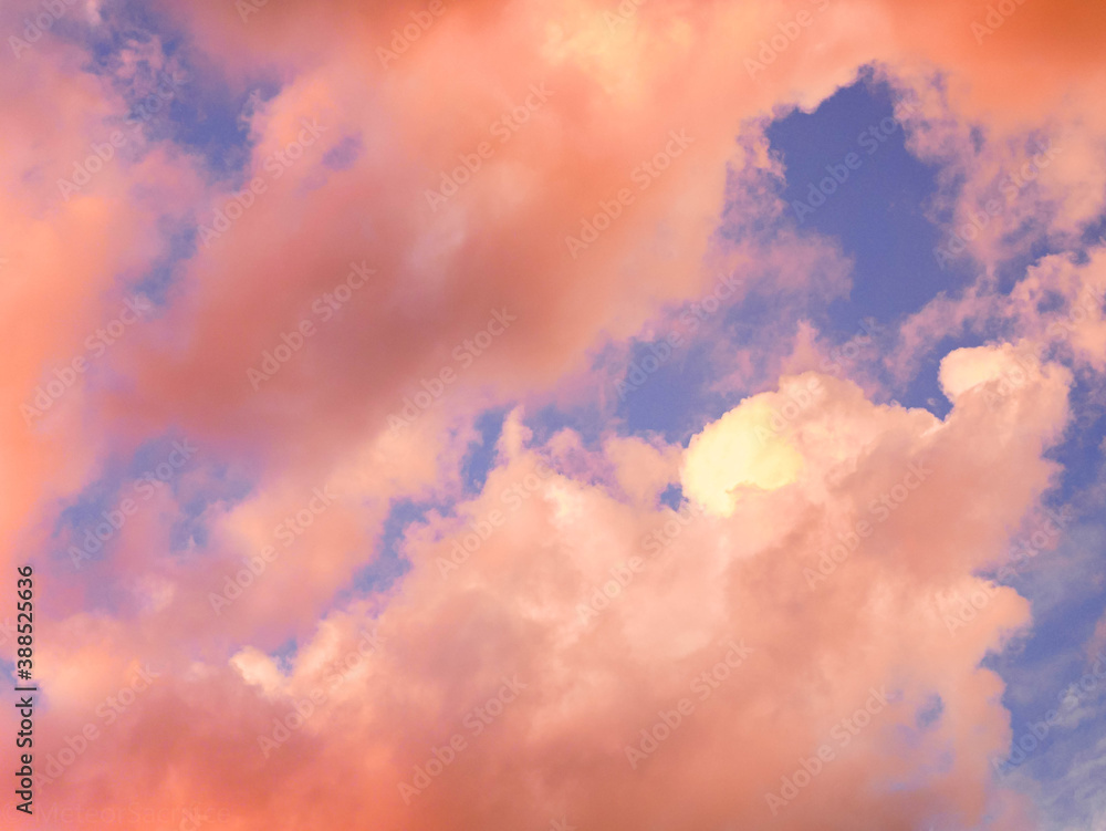Fototapeta premium sunset sky with clouds