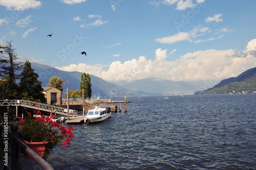 Lake Lago Maggiore in Italy Europe - Lago Verbano photo