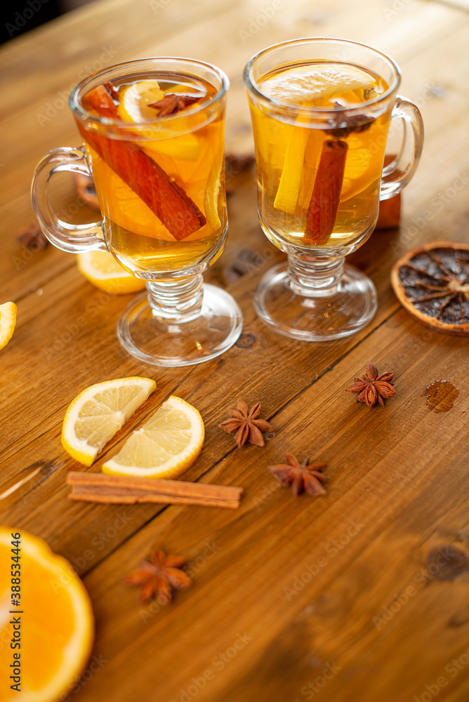 mulled wine with lemon mulled wine with lemon