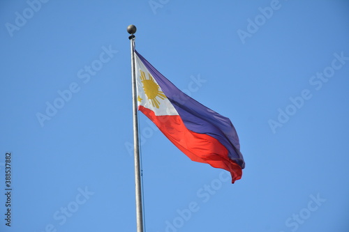 Philippine national flag in Manila, Philippines