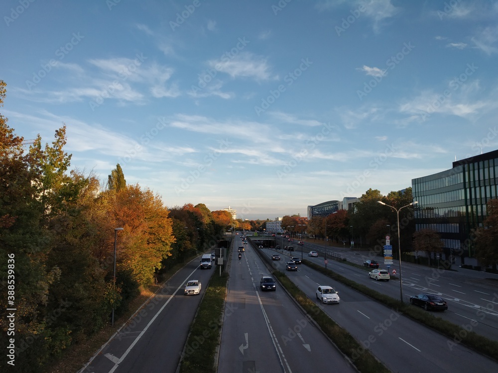 Fototapeta premium Munich Skyline and Landscape.