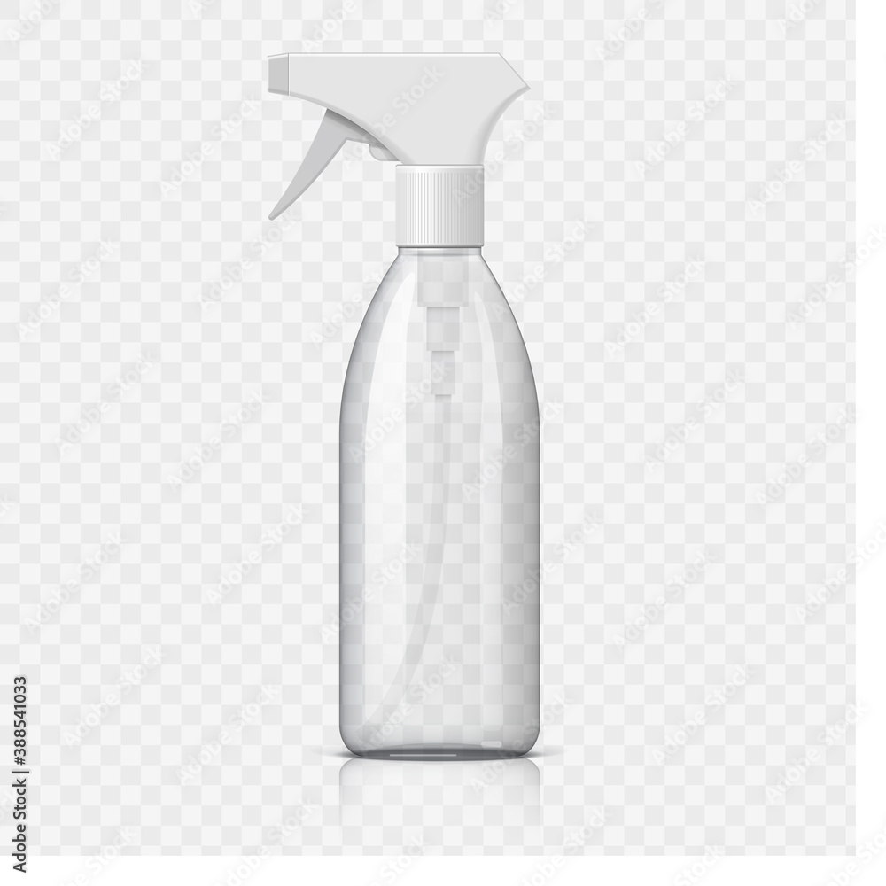 Cool Realistic plastic bottle on a transparent background. Cosmetic package collection for cream, soups, foams, shampoo. Vector Illustration Cool Realistic plastic bottle on a transparent background. Cosmetic package collection for cream, soups, foams, shampoo. Vector Illustration