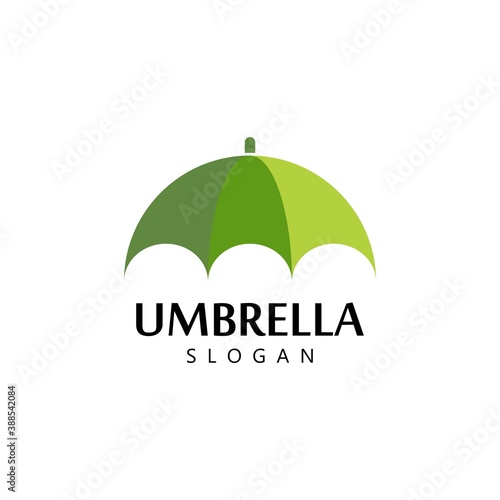 umbrella logo vector