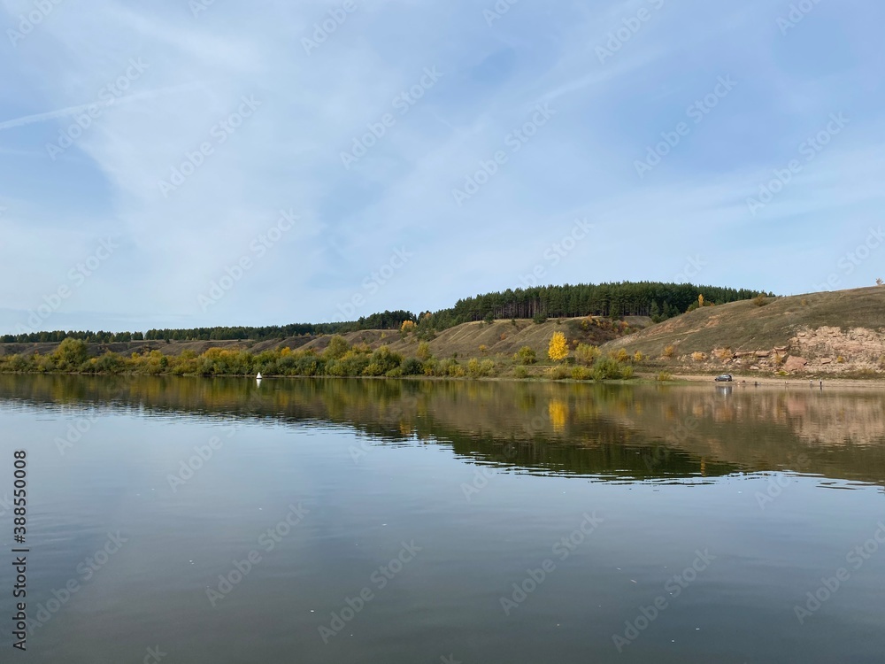 lake and sky