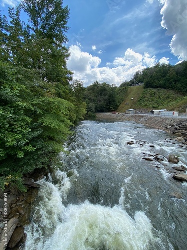 river in the mountains
