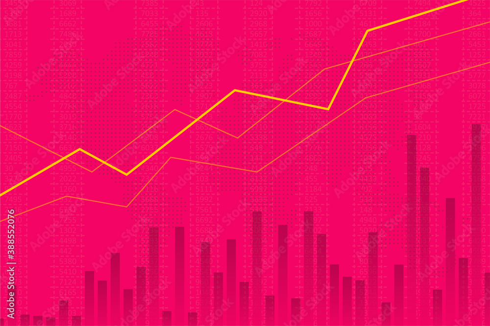 Naklejka premium Abstract infographics visualization